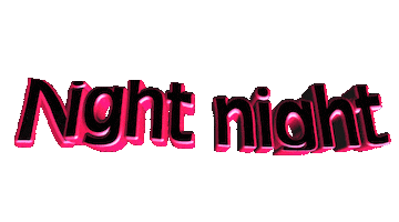 good night pink Sticker