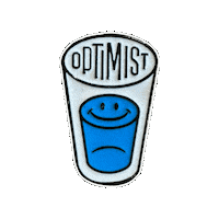 pinnedpins positive inspiration glass full Sticker