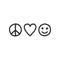 madhappyus love wink peace optimistic Sticker
