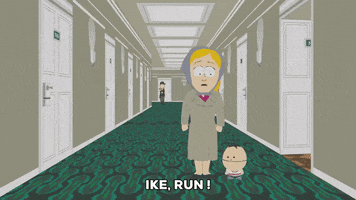 ike broflovski run GIF by South Park 