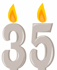 Birthday Flickering GIF