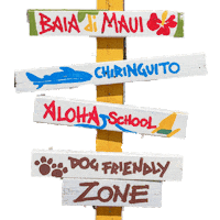 BaiadiMaui ferrara baia di maui baiadimaui lido di spina Sticker