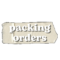 Packing Orders Sticker by NZ Collab