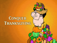 thanksgiving GIF by Afro Pig