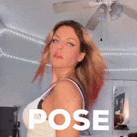 karlasro meme girl queen pose GIF