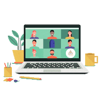 Work From Home Coffee Sticker by TriadGroupHQ