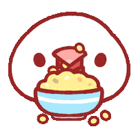 Eat Sticker by Dream Hugo