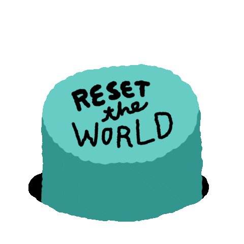 Reset New Day Sticker by INTO ACT!ON