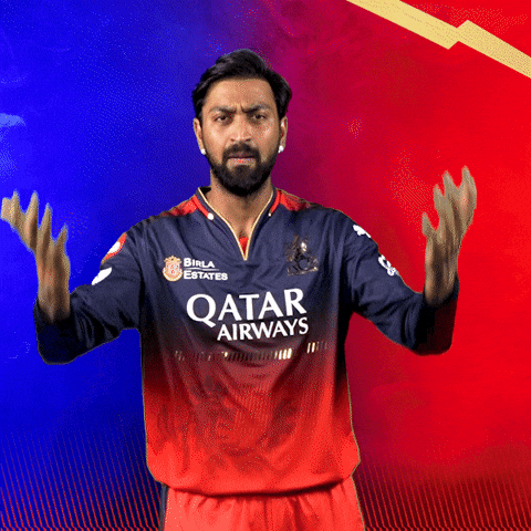 Happy Krunal Pandya GIF by Royal Challengers Bengaluru