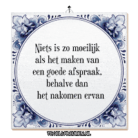 Spreuk Communicatie Sticker by Tegelspreuken.nl
