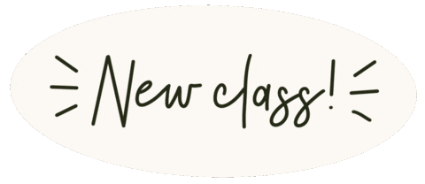 New Class Sticker Sticker by Kelley Bren Burke