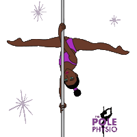 Polefitness Polestrong Sticker by The Pole Physio
