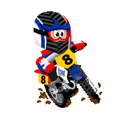 Motocross Braaap Sticker by Pneus Technic