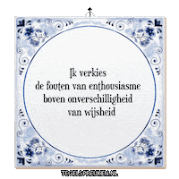 Nl Wijsheid Sticker by Tegelspreuken.nl