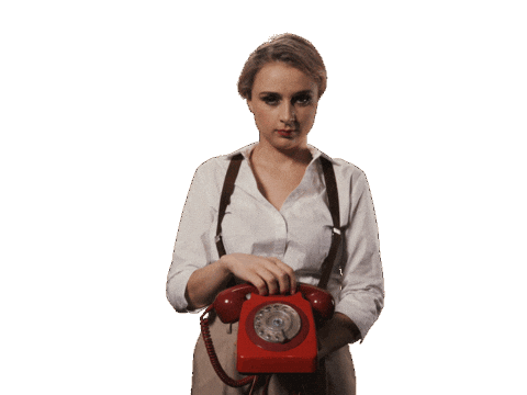 Phone Call Hello Sticker by ZM