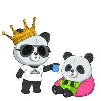Happy National Tell A Joke Day Sticker by PandaPals