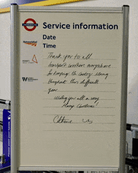 Kate Middleton GIF by Transport for London