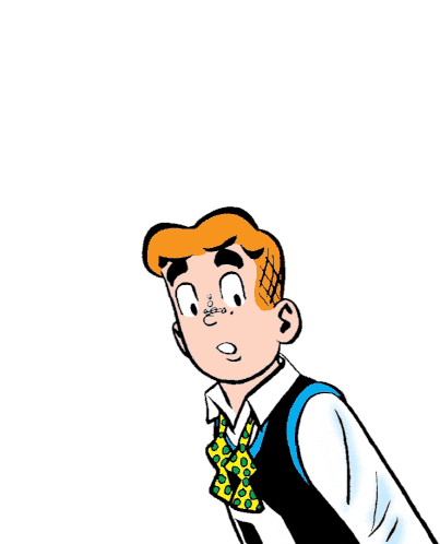 Confused Sticker by Archie Comics