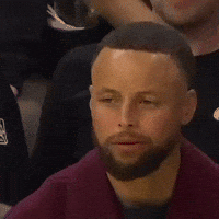 Disappointed Stephen Curry GIF