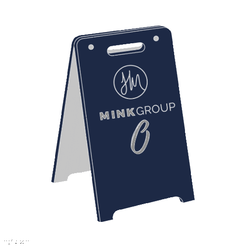 Minkgroup giphyupload open house coldwellbanker mink Sticker