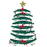 Merry Christmas Sticker by Sweet Baton Rouge