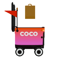 cocodelivery robot coco robotics robot delivery Sticker
