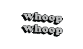Whoop Whoop Sticker by AnimatedText