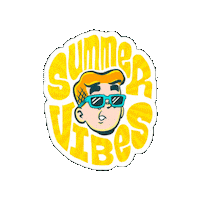 Archie Andrews Summer Sticker by Archie Comics
