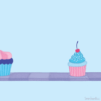 pastel cupcake GIF by Caro Martini