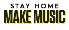 Make Music Stay Home Sticker by Amuse