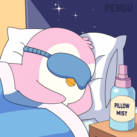 Good Night Sleeping GIF by Pudgy Penguins