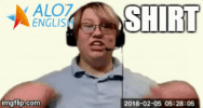shirt total physical response GIF by ALO7.com