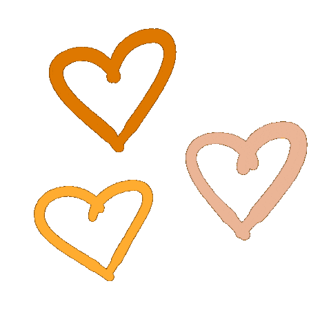 Its Fall Hearts Sticker