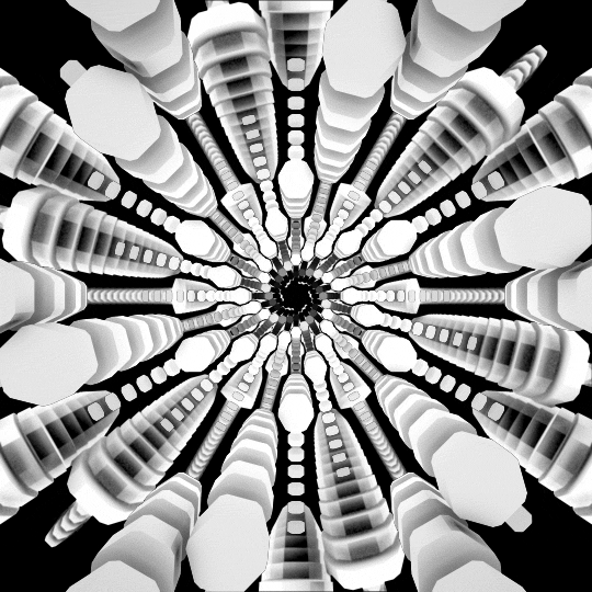 Black And White Loop GIF by xponentialdesign