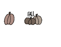 augustartbyemily fall october pumpkins augustartbyemily Sticker