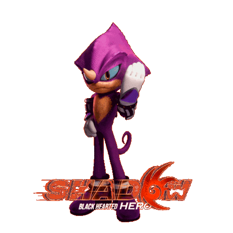 Cant See Me Shadow The Hedgehog Sticker