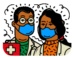 Health Care Doctor Sticker by Wikipedia