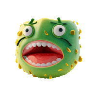 Monster Hello Sticker by Anne Horel