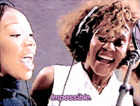 impossible whitney houston GIF