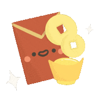 Chinese New Year Money Sticker