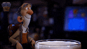 PintSizeChat beer fail pub face palm GIF