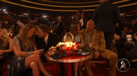 The Rock Couples GIF by Recording Academy / GRAMMYs