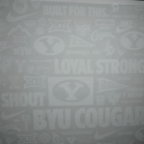 Brigham Young Painter GIF by BYU Cougars