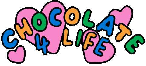 Chocolate Sticker by Poppy Deyes