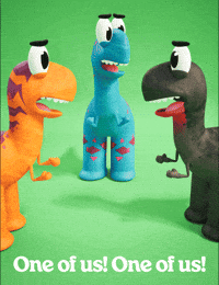 Belonging Good Vibes GIF by Claynosaurz