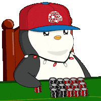 Bluffing Game Night Sticker by Pudgy Penguins
