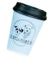 east village coffee Sticker