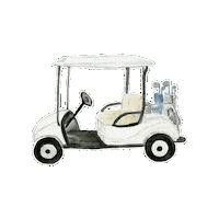 Masters Golfer Sticker by Rebecca Powell