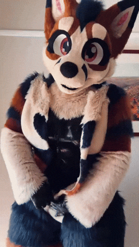 Latex Suiting Up GIF