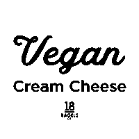 Cream Cheese Vegan Sticker by iamjbreton